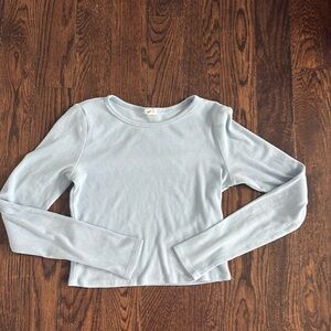 Garage Ribbed Long‎ Sleeve Top
